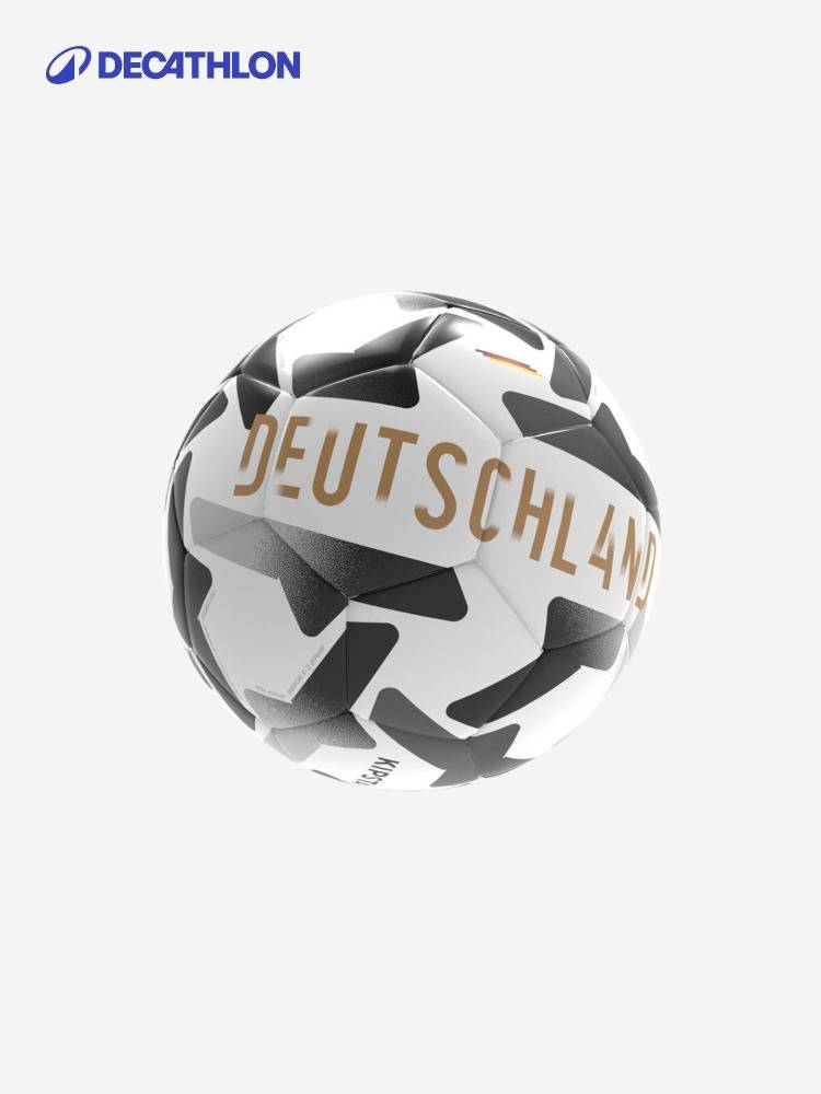 Decathlon flagship store European Cup Children's Football Leather Ball No. 5 Ball Training Competition Surrounding Memorial Ball IVO2