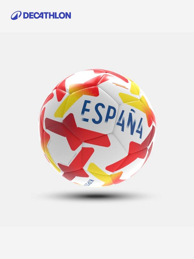 Decathlon flagship store European Cup Children's Football Leather Ball No. 5 Ball Training Competition Surrounding Memorial Ball IVO2