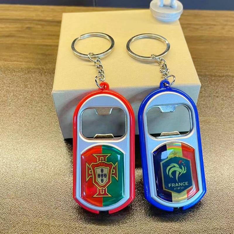 European Cup Bottle KTV Bar Barbecue Restaurant Football Sports Competition Fans peripheral supplies keychain commemorative