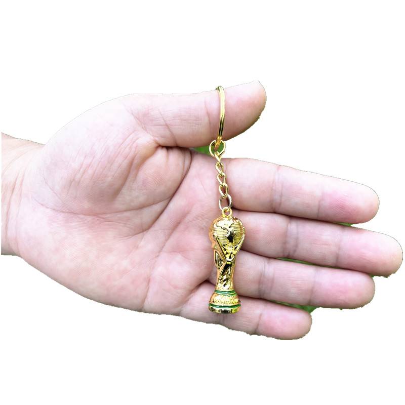 European Cup Football Keychain Golden Globe Award Champions League hanging jewelry peripheral birthday gift to boys