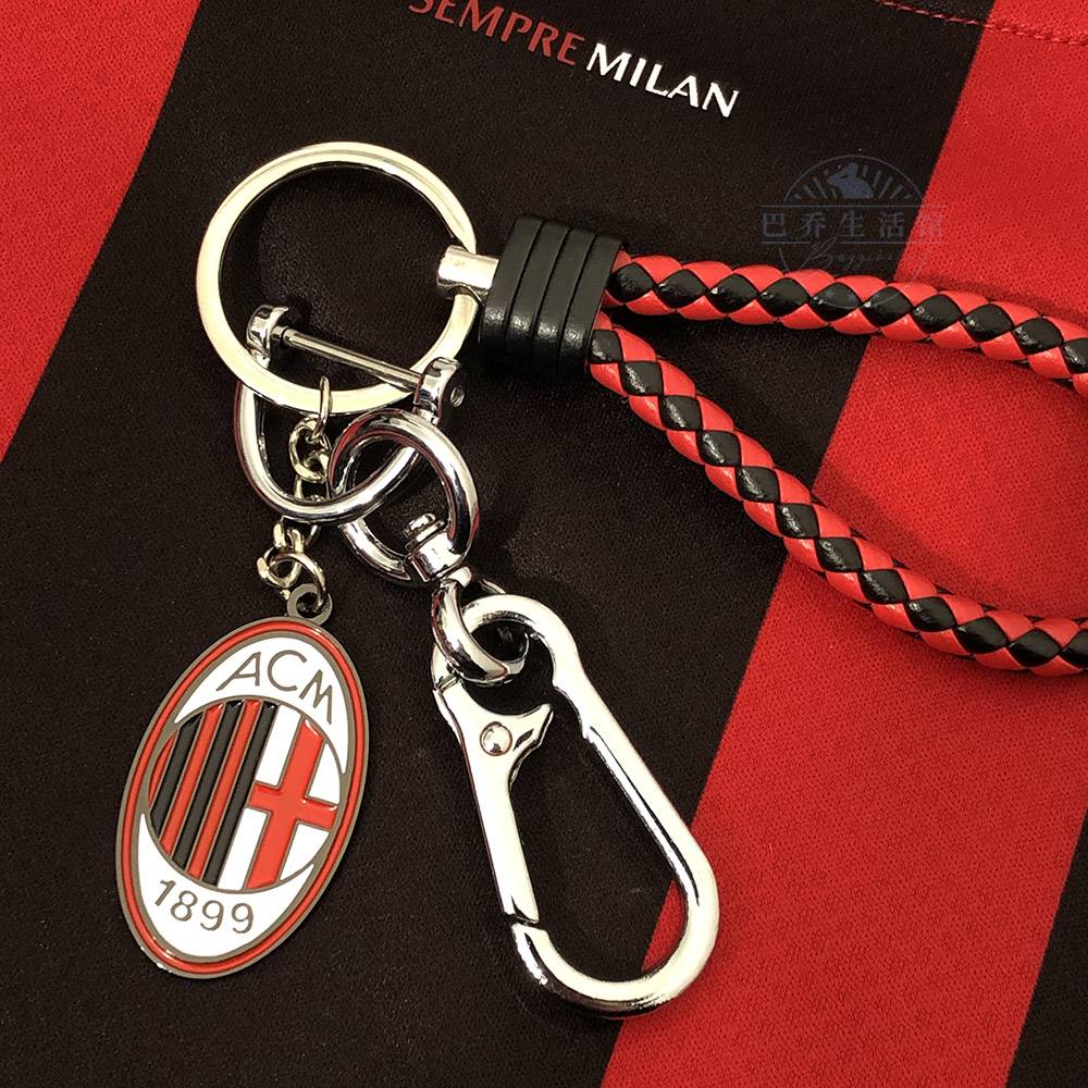 key buttons/ac milan football club fan's official birthday gift for milan paint metals