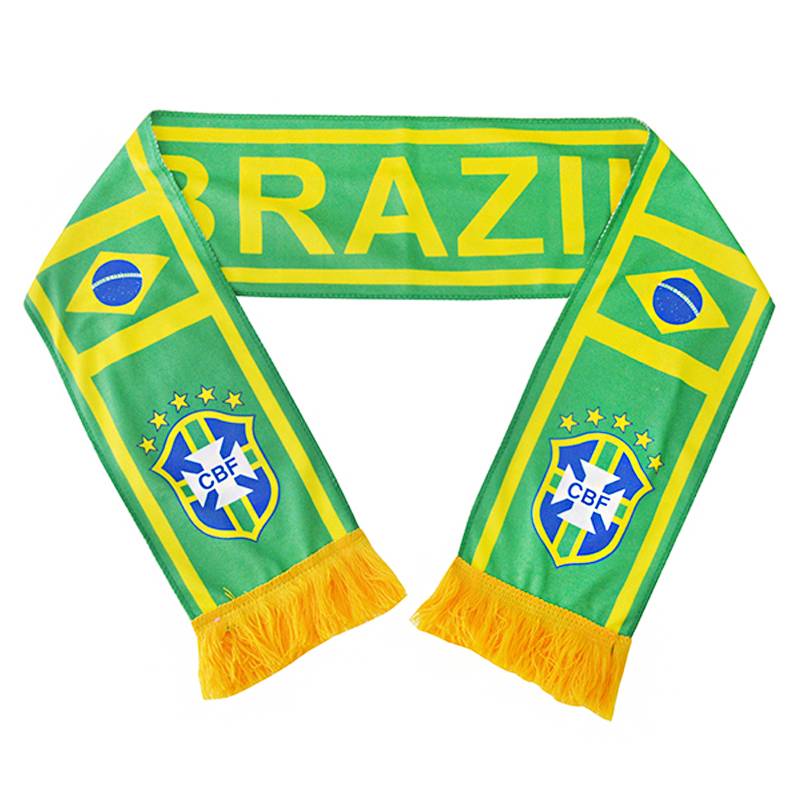 Spot 2022 Qatar World Cup Football Fan Products Brazilian Argentina customize a scarf and neck