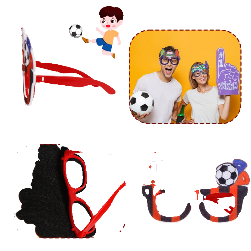 2024 German European Cup glasses decorative camera props Football World Cup Fan Products Party Sonuary