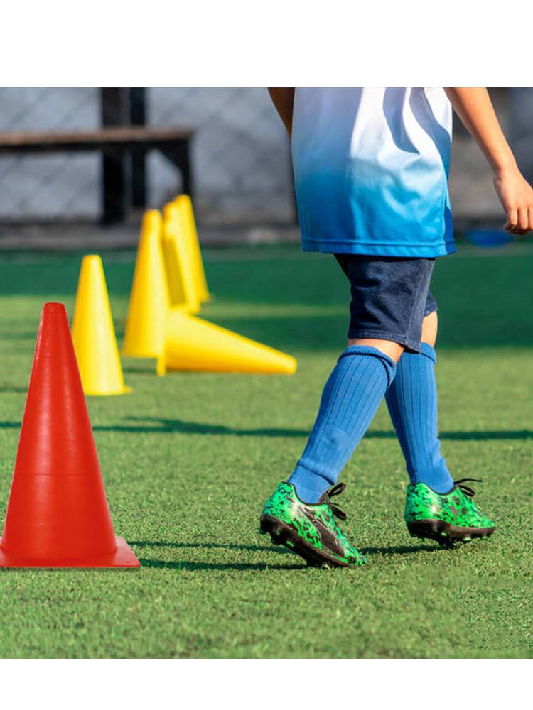 Football training equipment, ice cream cone sticker, barrier-aided basketball training