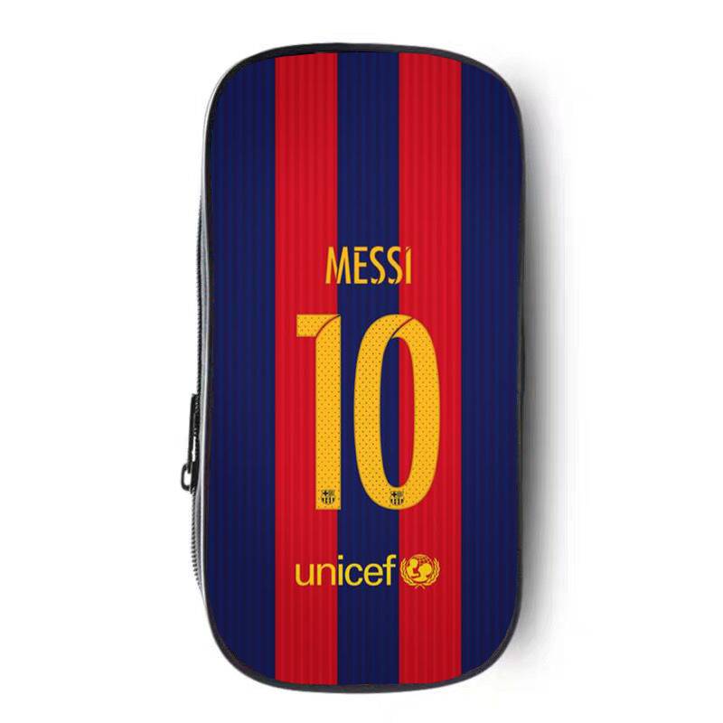 World Cup football Argentine team MESSI Messi 10 jersey junior high school elementary and middle school student stationery box pen bag