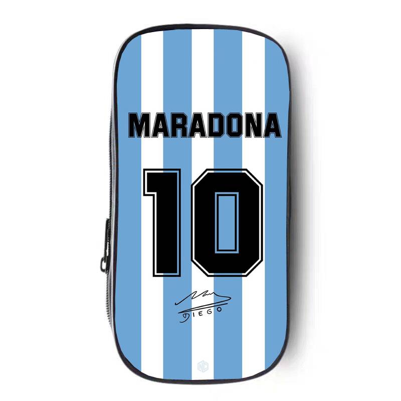 World Cup football Argentine team MESSI Messi 10 jersey junior high school elementary and middle school student stationery box pen bag