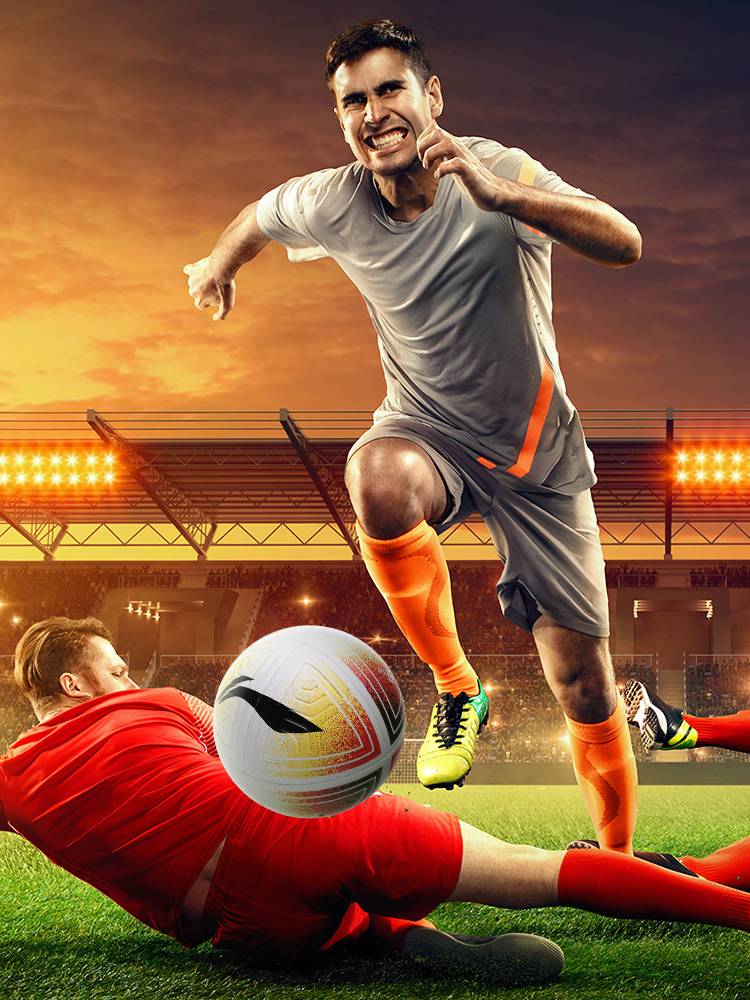 Li Ning Football No. 5 4 Adult Professional Competition Special Genuine Children's Birthday Gifts 61 Gift Box