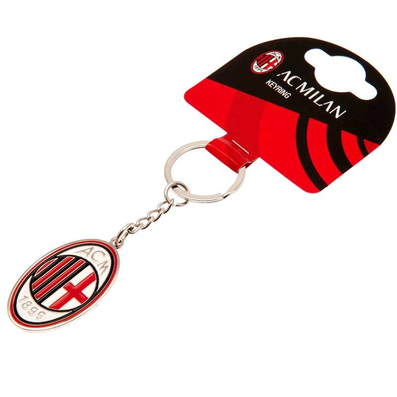 AC Milan official authentic football peripheral team fan products team logo keychain badge brooch pendant