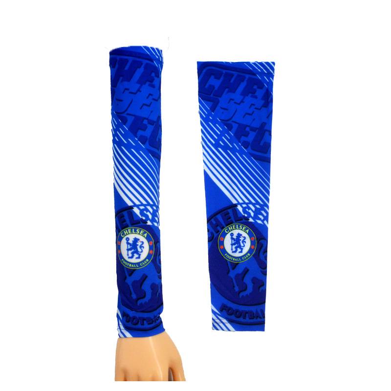 Real Madrid's surrounding football team ice silk sleeves sunscreen ice sleeve Liverpool Chelsea Juventus arms summer male