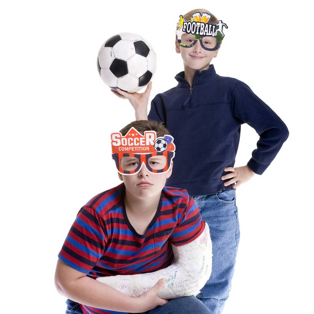 European Cup Football Hole Fans La La team dressing supplies to watch the ball game cheering glasses frame props KTV party