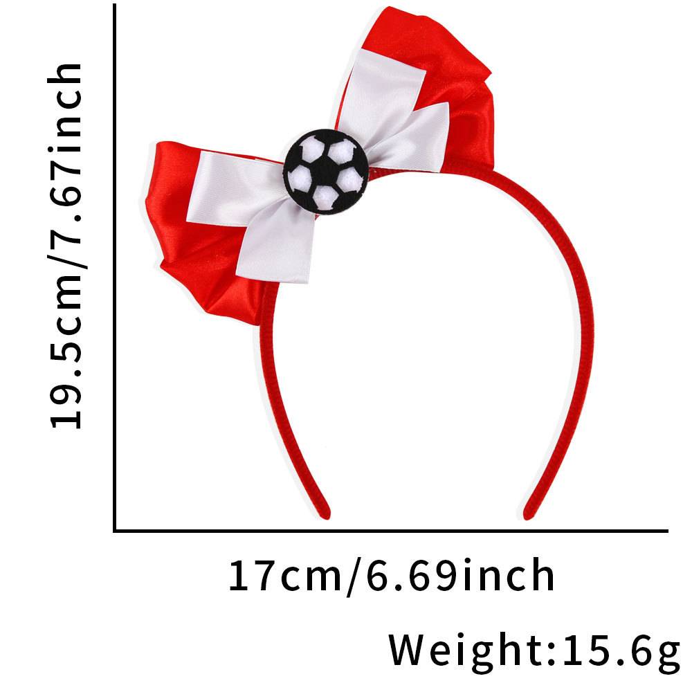 Model 4: White and Red Bow Football Hole
