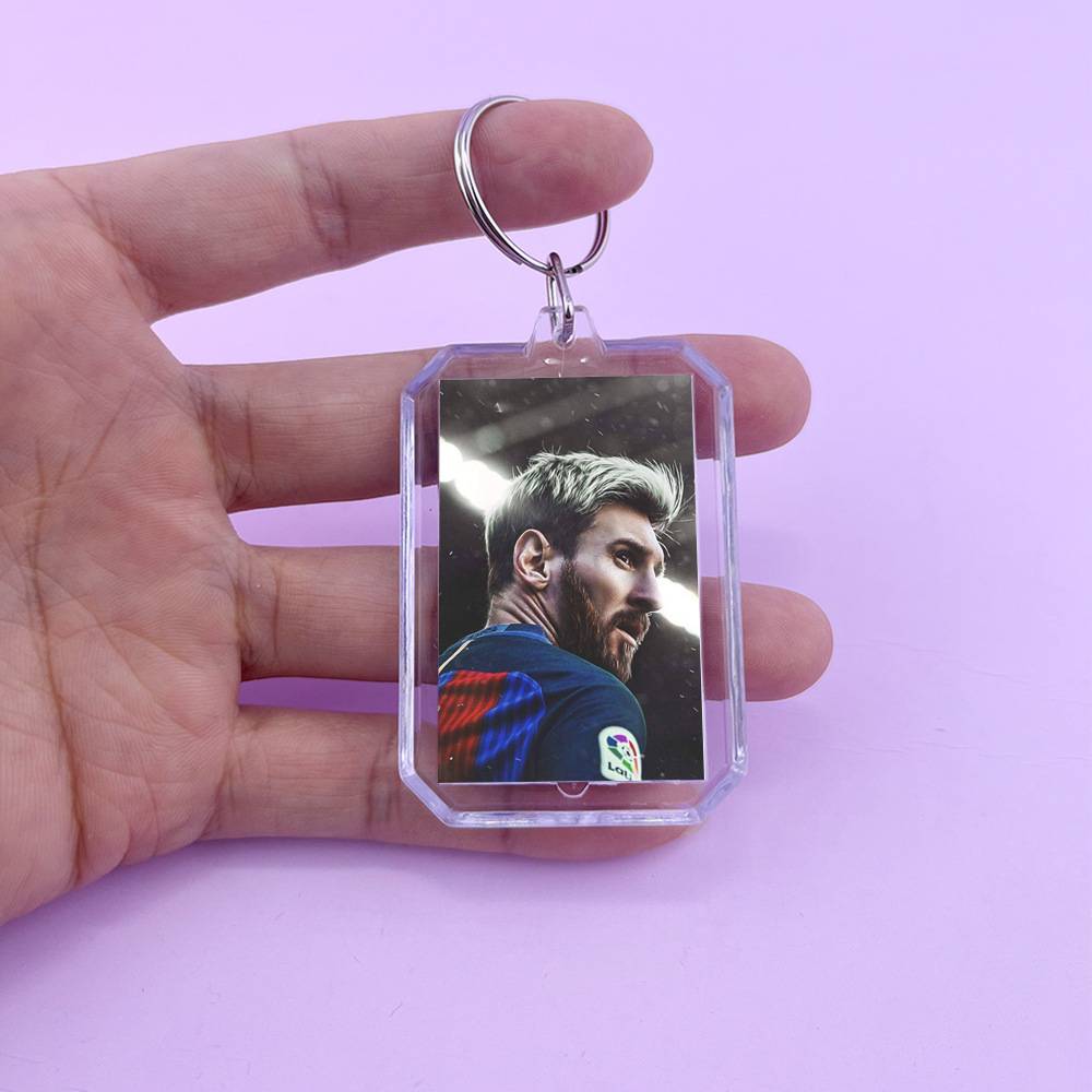 Messi C Rane Marmilbape Argentine Barcelona Real Madrid Football Stars around the keychain chain pendant