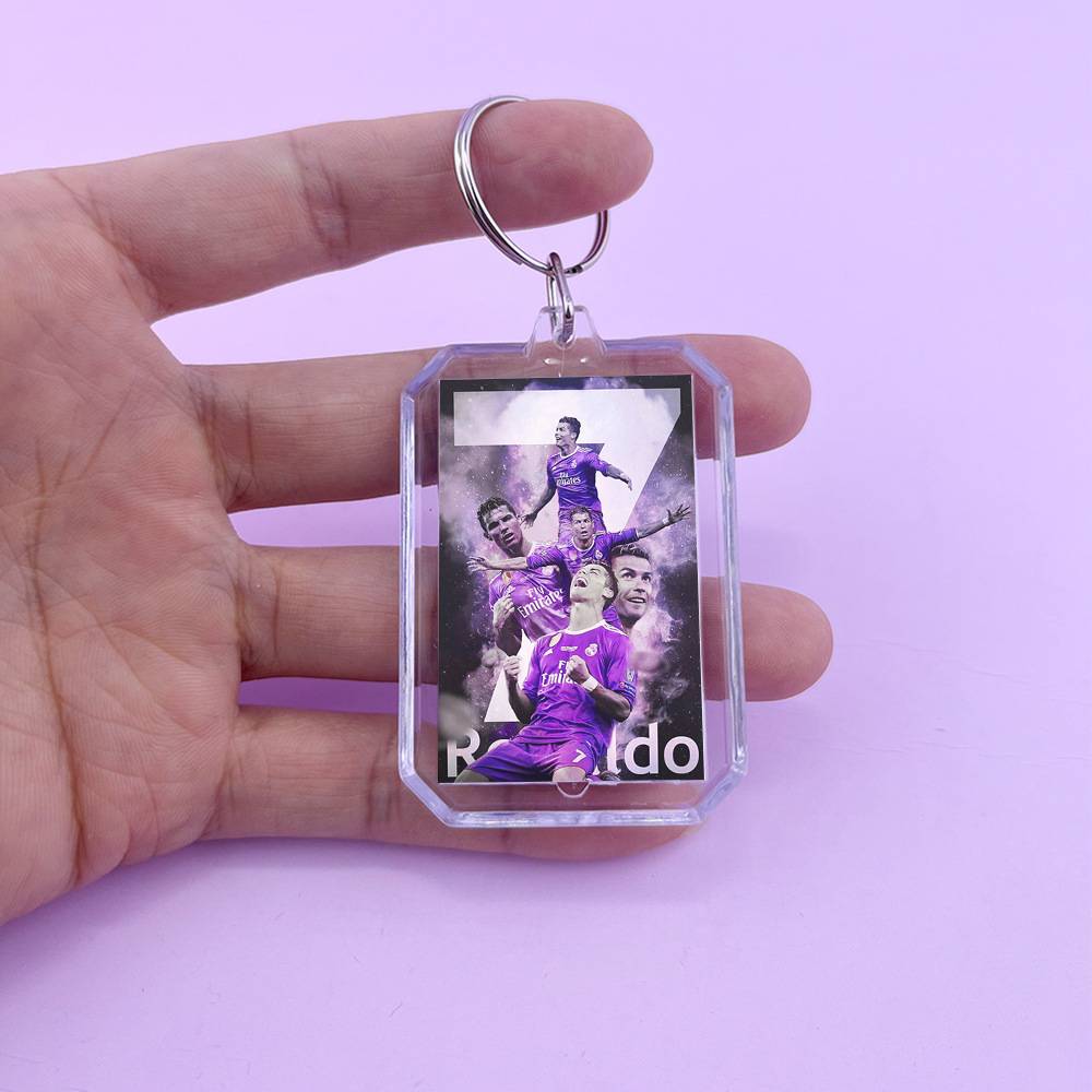 Messi C Rane Marmilbape Argentine Barcelona Real Madrid Football Stars around the keychain chain pendant