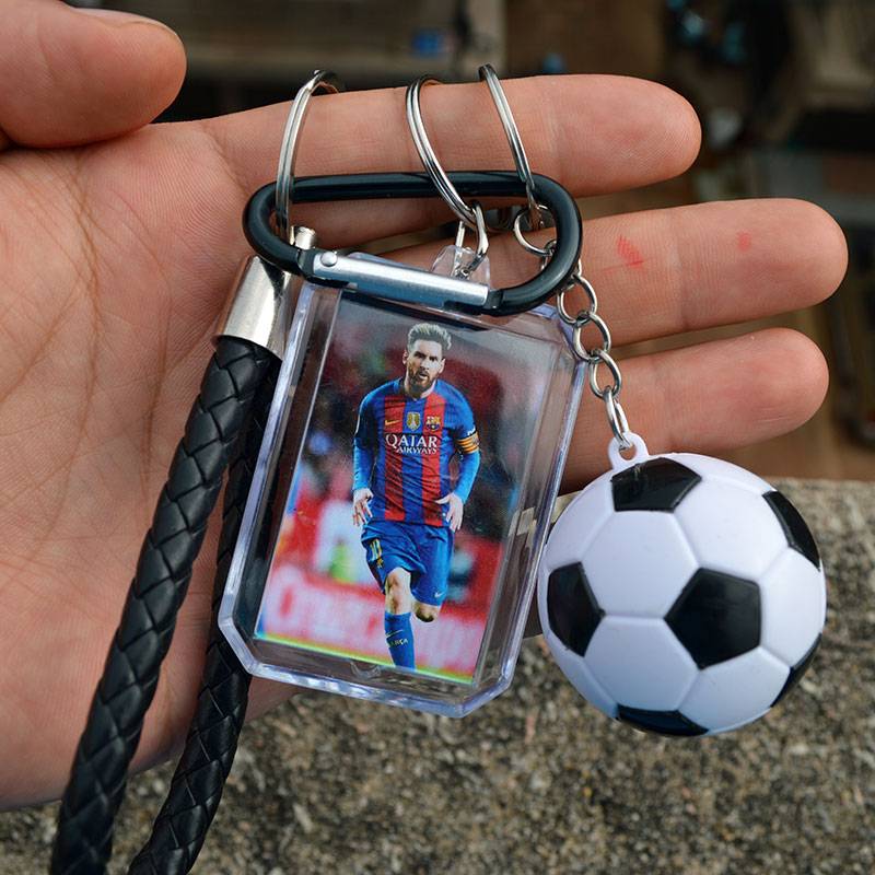 Messi C Rane Marmilbape Argentine Barcelona Real Madrid Football Stars around the keychain chain pendant
