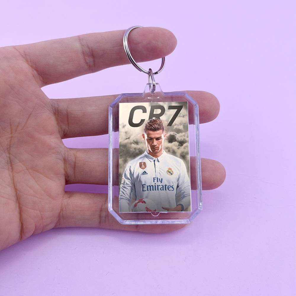 Messi C Rane Marmilbape Argentine Barcelona Real Madrid Football Stars around the keychain chain pendant
