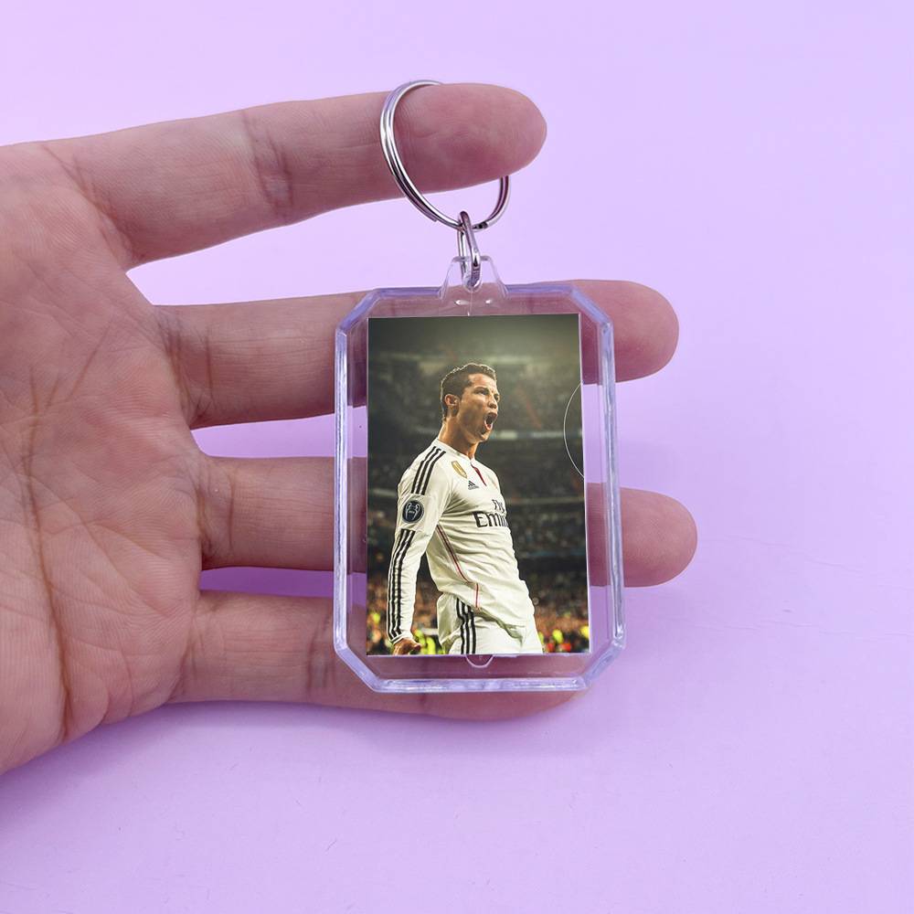 Messi C Rane Marmilbape Argentine Barcelona Real Madrid Football Stars around the keychain chain pendant