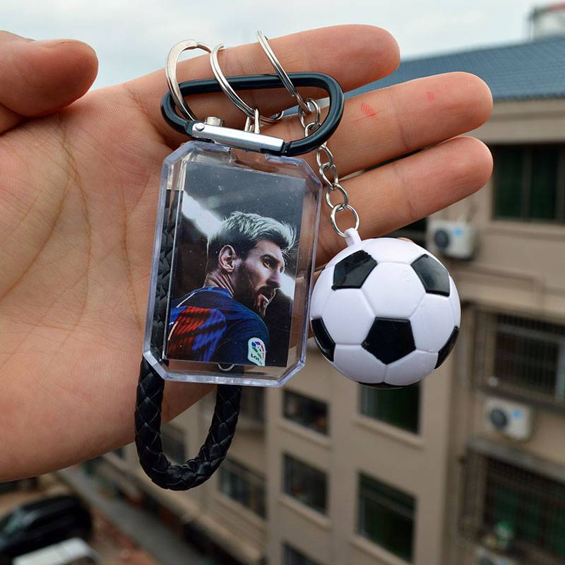 Messi C Rane Marmilbape Argentine Barcelona Real Madrid Football Stars around the keychain chain pendant