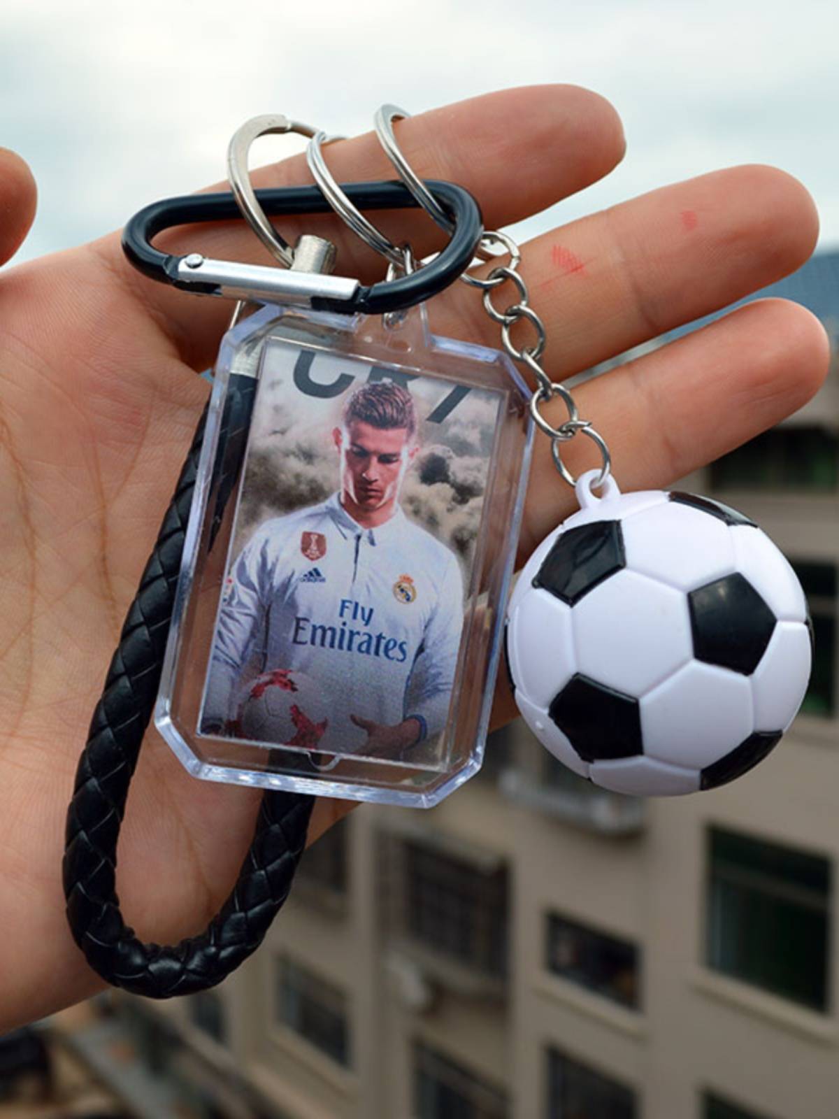 Messi C Rane Marmilbape Argentine Barcelona Real Madrid Football Stars around the keychain chain pendant