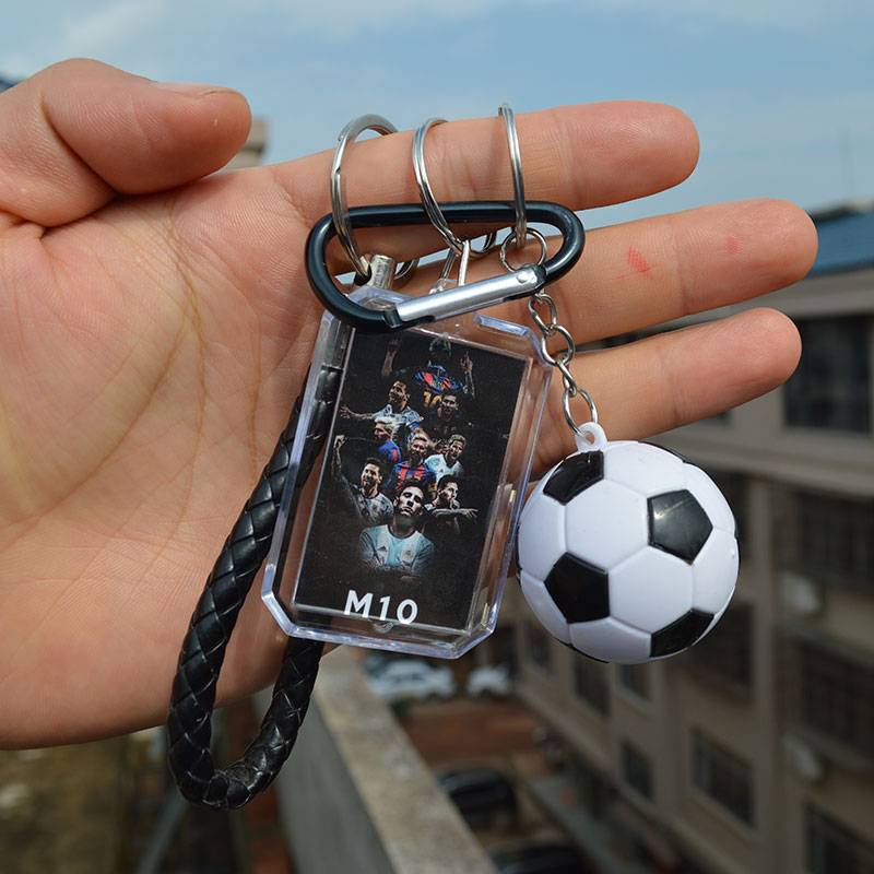 Messi C Rane Marmilbape Argentine Barcelona Real Madrid Football Stars around the keychain chain pendant