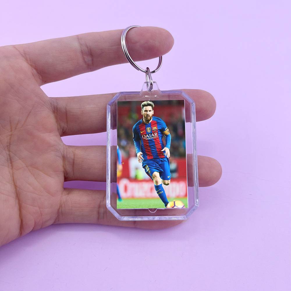 Messi C Rane Marmilbape Argentine Barcelona Real Madrid Football Stars around the keychain chain pendant