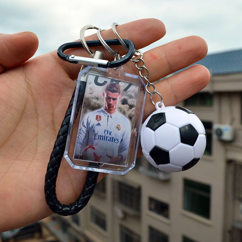 Messi C Rane Marmilbape Argentine Barcelona Real Madrid Football Stars around the keychain chain pendant