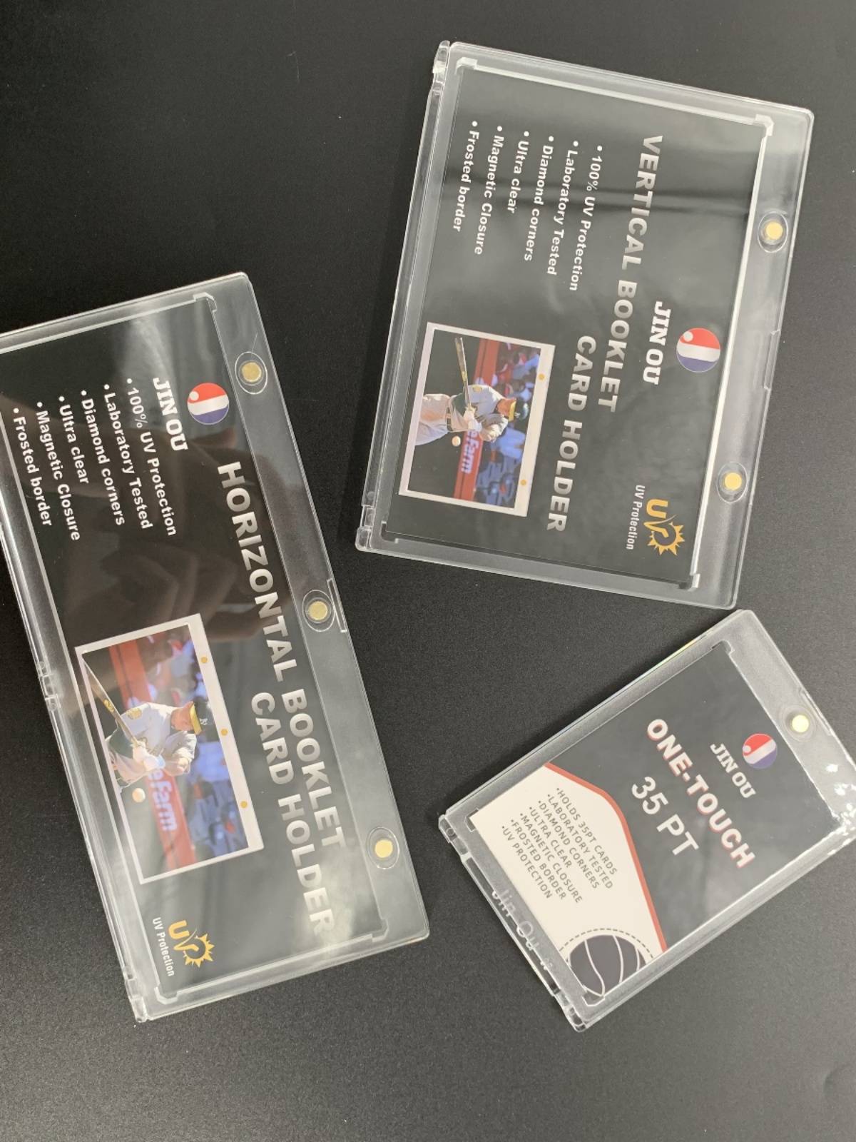 Small book brick horizontal version vertical version is suitable for two folds football card basketball star card two -drawn small book