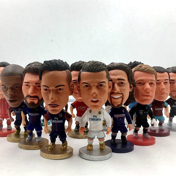 2024 European Cup Decoration Peripheral Fan Products Desktop Snaps Souvenir Football Star Doll Doll Patrol
