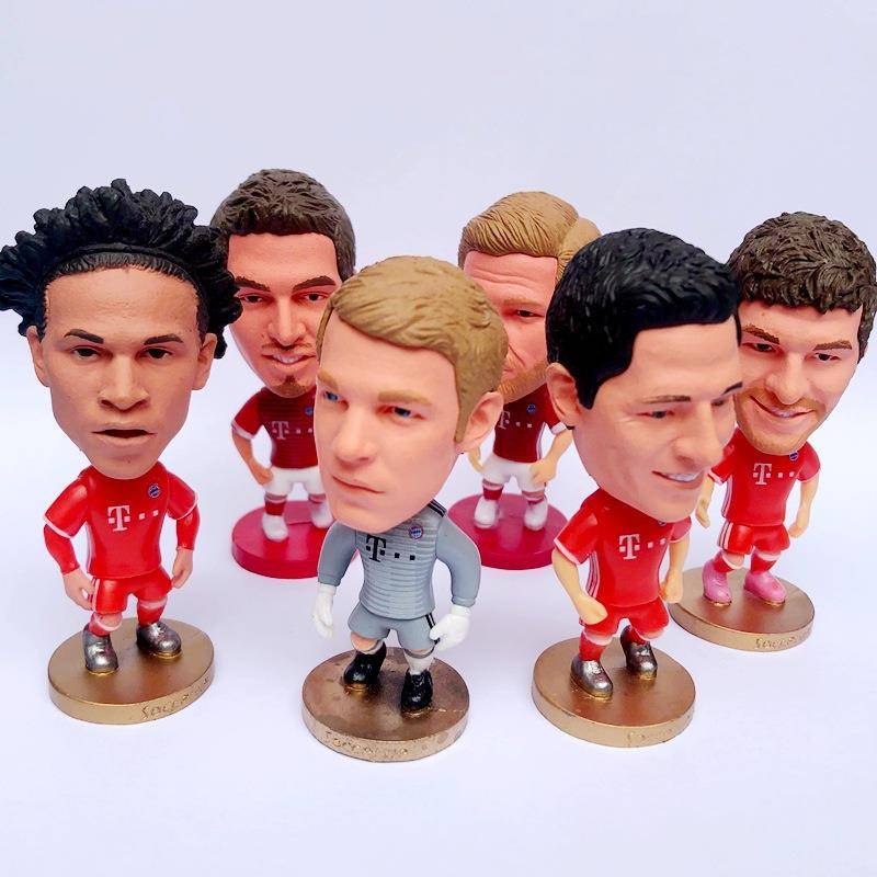 2024 European Cup Decoration Peripheral Fan Products Desktop Snaps Souvenir Football Star Doll Doll Patrol
