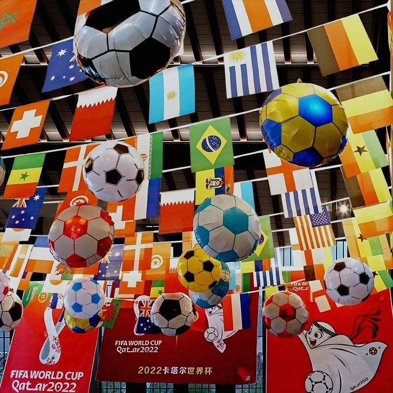 2024 European Cup Decoration Football Theme Decoration World Cup Sports Lottery Banner Lottery Shop Scenes Products