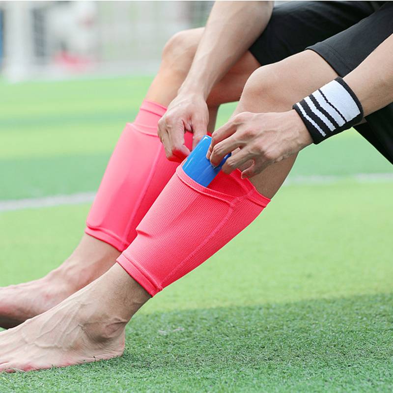 Professional football protective children's leg protection board socks set football socks protective calf