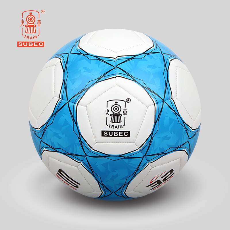 Genuine locomotive Football No. 5 4 soft kick training competition machine sewing, large middle and middle school students special football