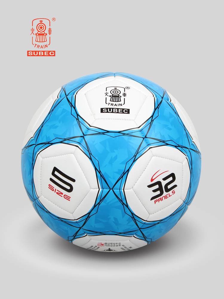 Genuine locomotive Football No. 5 4 soft kick training competition machine sewing, large middle and middle school students special football