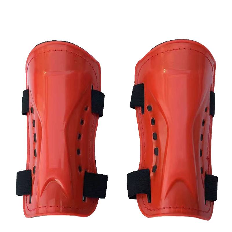 Children's football leg protection board students with belt belt, air -breathable protective calf football professional protective gear ultra -light tibial equipment