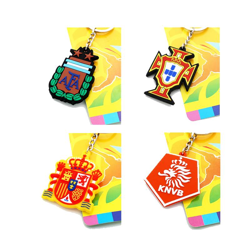 2022 World Cup Football Fan Memorial Products Real Madrid Barcelona Juventus AC Milan Guoan Soft Platform Pendant