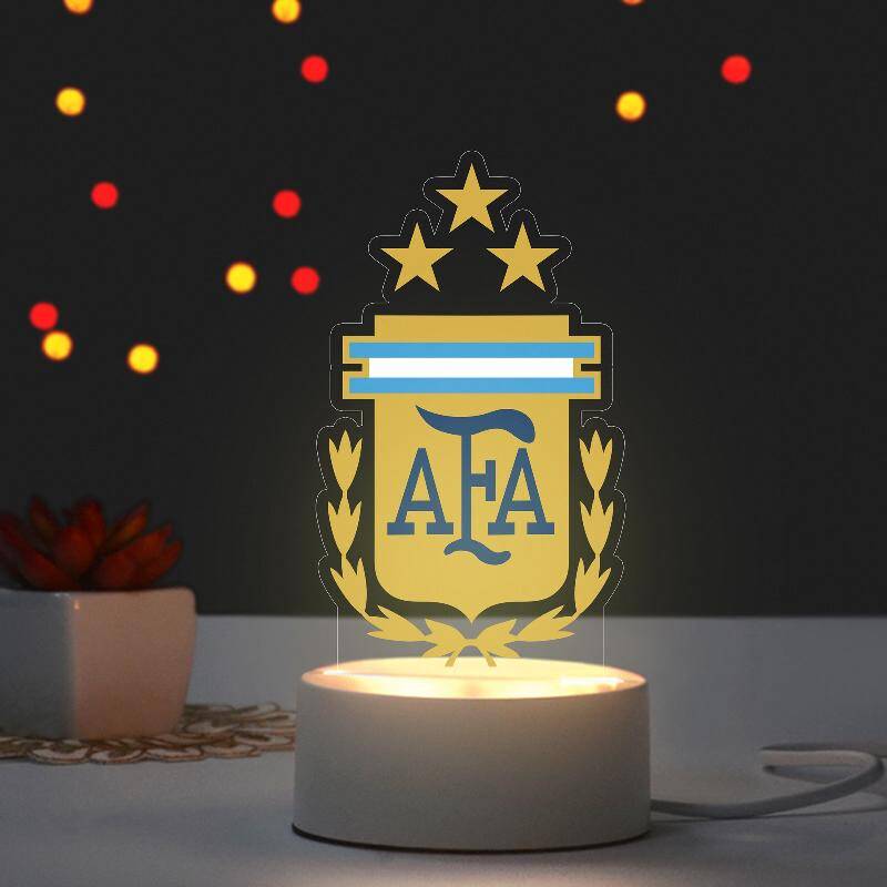 2024 America Cup Decoration Argentine Football Peripheral Night Lights Night Light Lights Brazilian mascot atmosphere layout