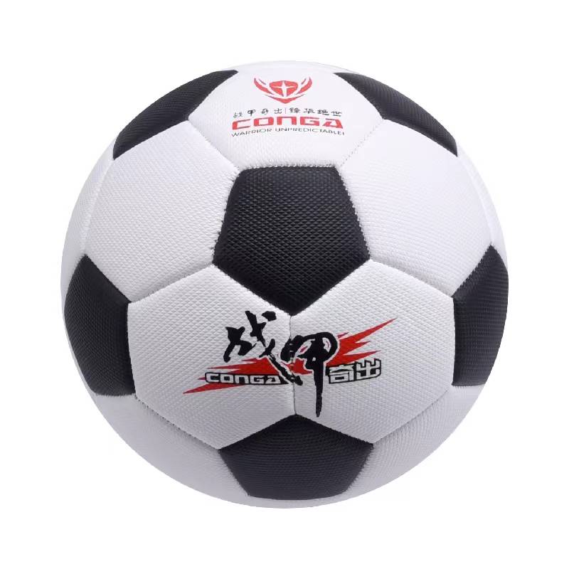 War Armor 6060 Black and White Block Thickening TUP Machine Setting Football Fight -resistant Kight Play 5 Adult Primary and Middle School Students Training Ball