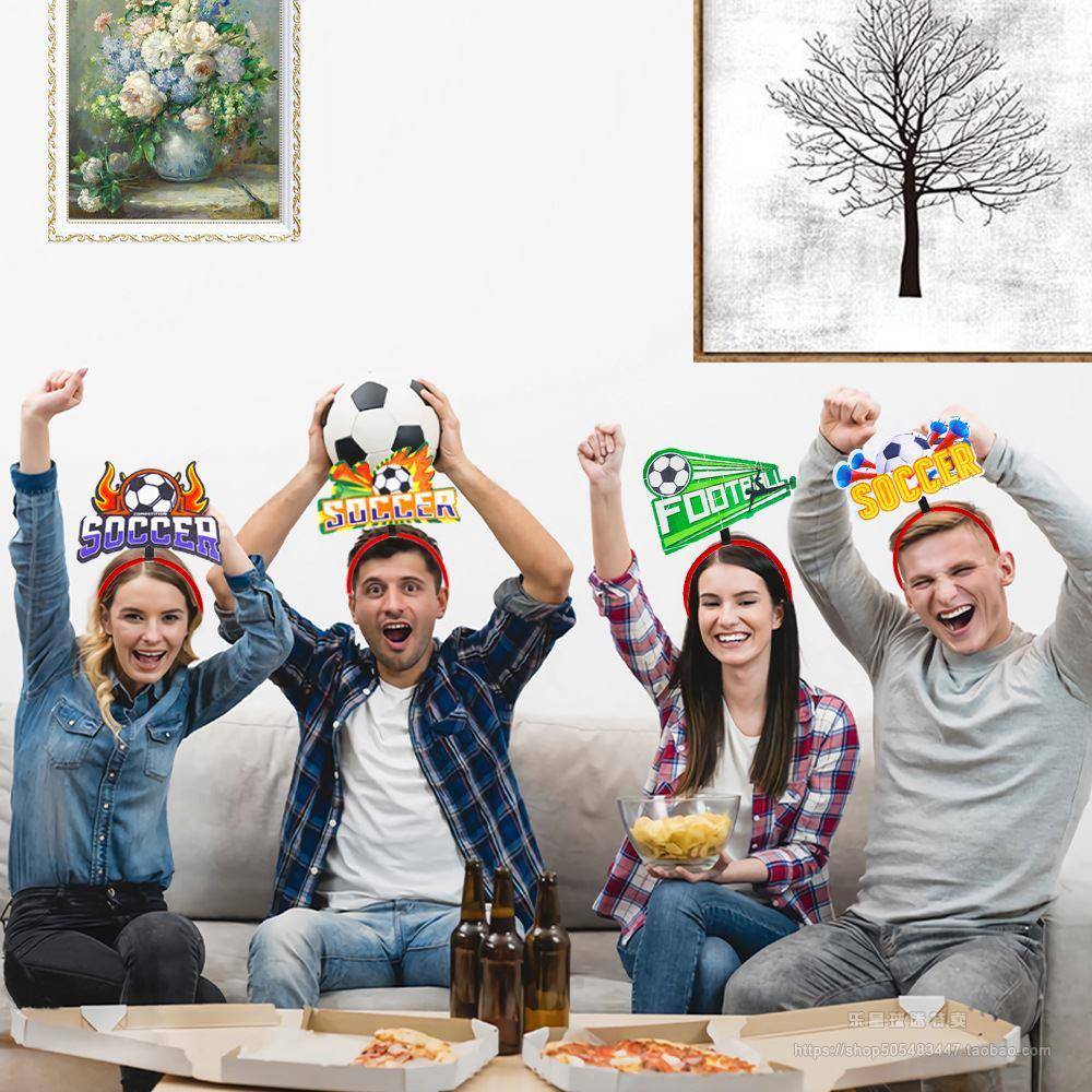 World Football Handing Block Tuck European Cup Football Theme Party Decoration Furniture Bar Fans to help Power Proposal