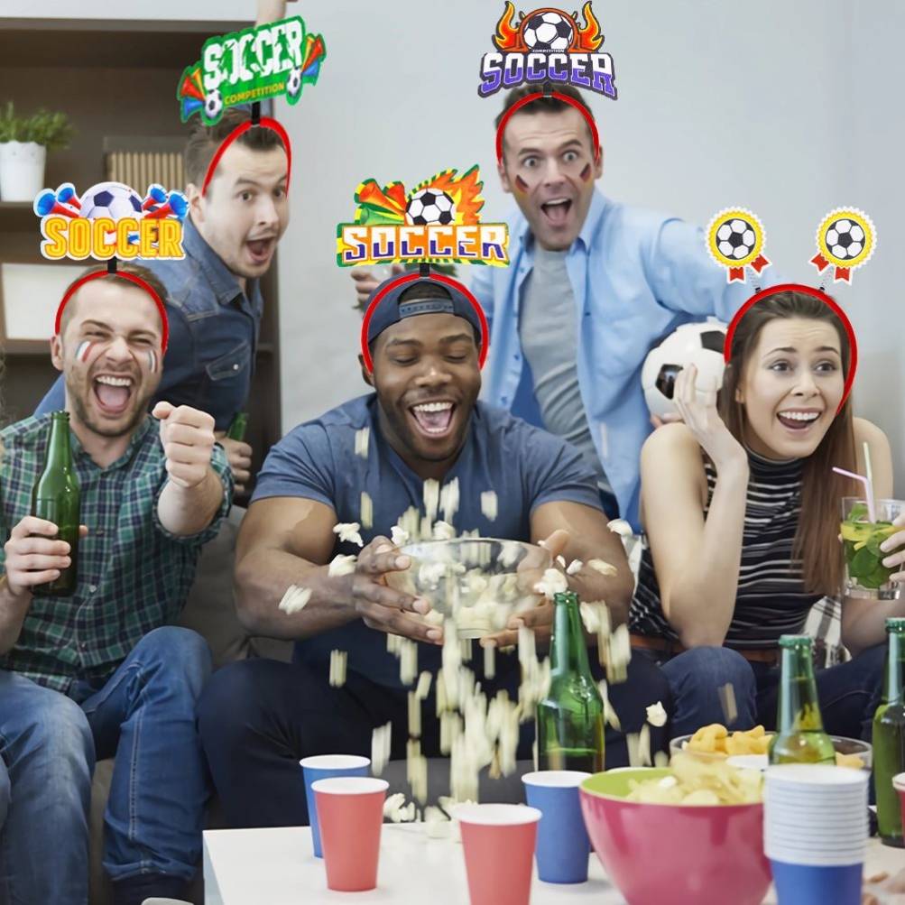 World Football Handing Block Tuck European Cup Football Theme Party Decoration Furniture Bar Fans to help Power Proposal