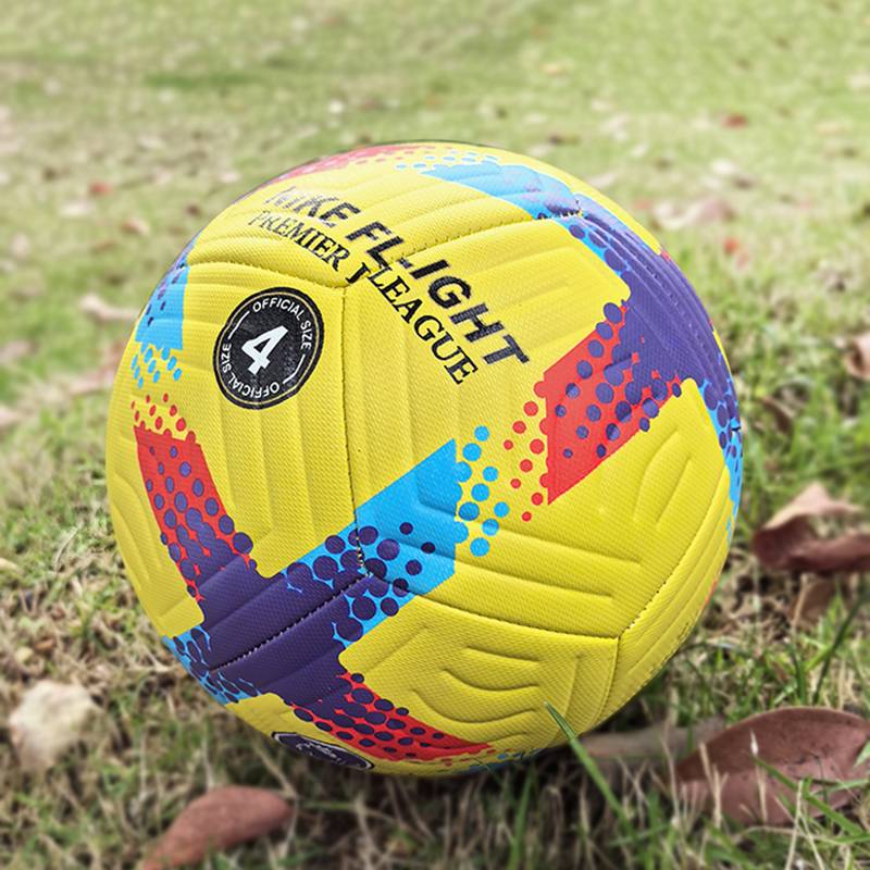 Football 2023-2024 New Premier League adult student children 4#5 granules PU white yellow custom logo