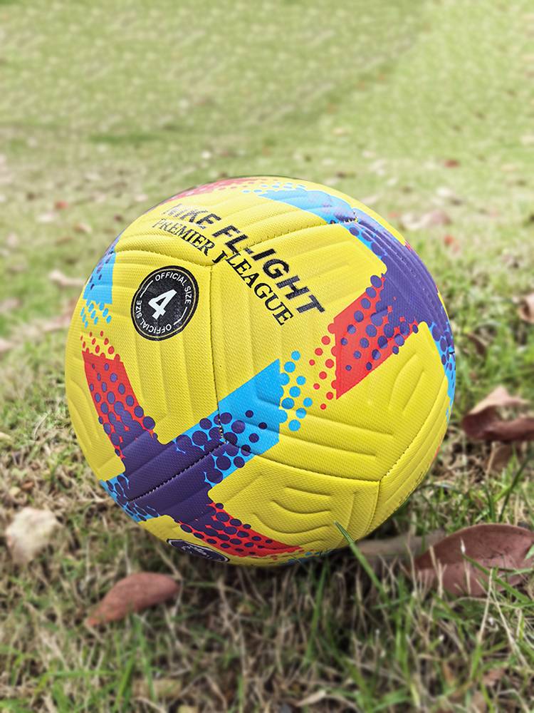 Football 2023-2024 New Premier League adult student children 4#5 granules PU white yellow custom logo