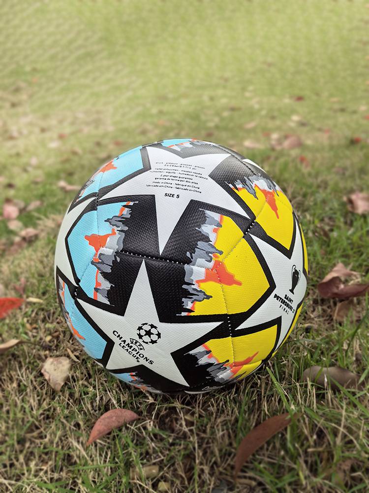 Football 2023-2024 New Premier League adult student children 4#5 granules PU white yellow custom logo