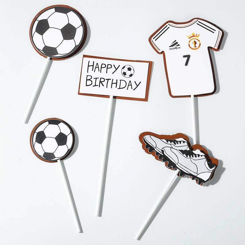 SOCCER THEME BIRTHDAY CAKE DECORATION SET FOR THE MACY CROWD CREATIVE BOYS STADIUM PLUGIN