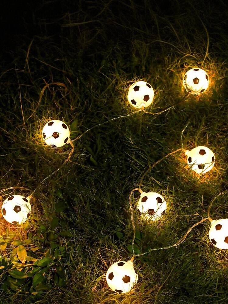 2024 European Cup Decoration Football LED Light String Bar Material Hotel Furniture Products Sports Lottery