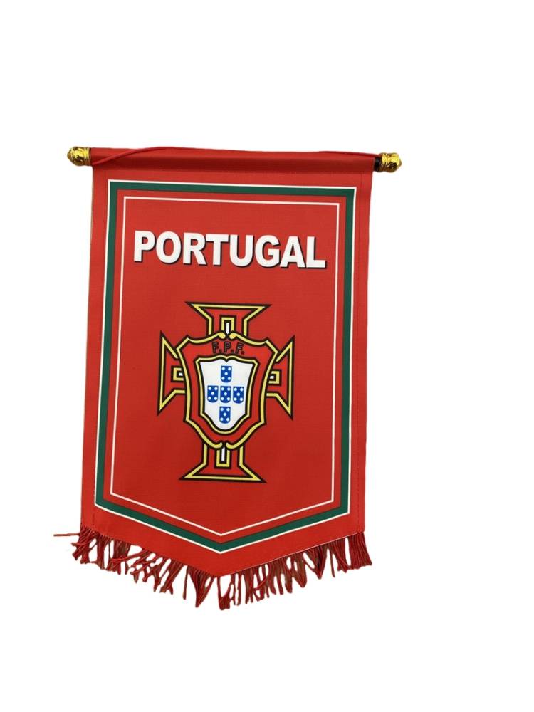 2024 European Cup Decoration Football Fan Products Hanging Banner Flag, France, France, Portuguese Portuguese Five Banner Flag Flag