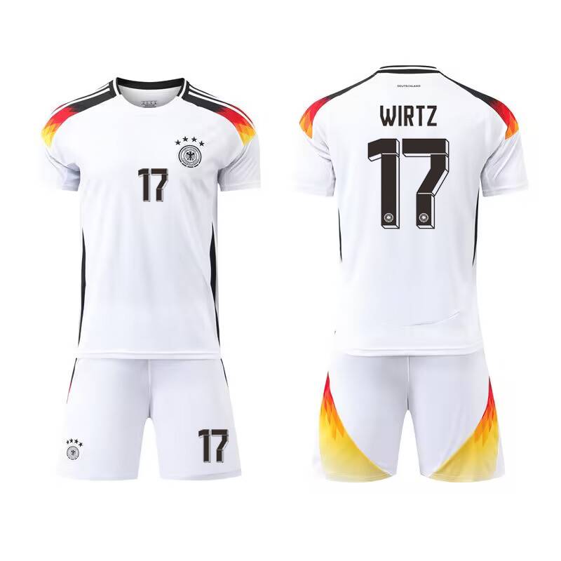 2024 European Cup German jersey Portuguese Portuguese home, France, Spain, Argentine, Argentine Brazil football uniform