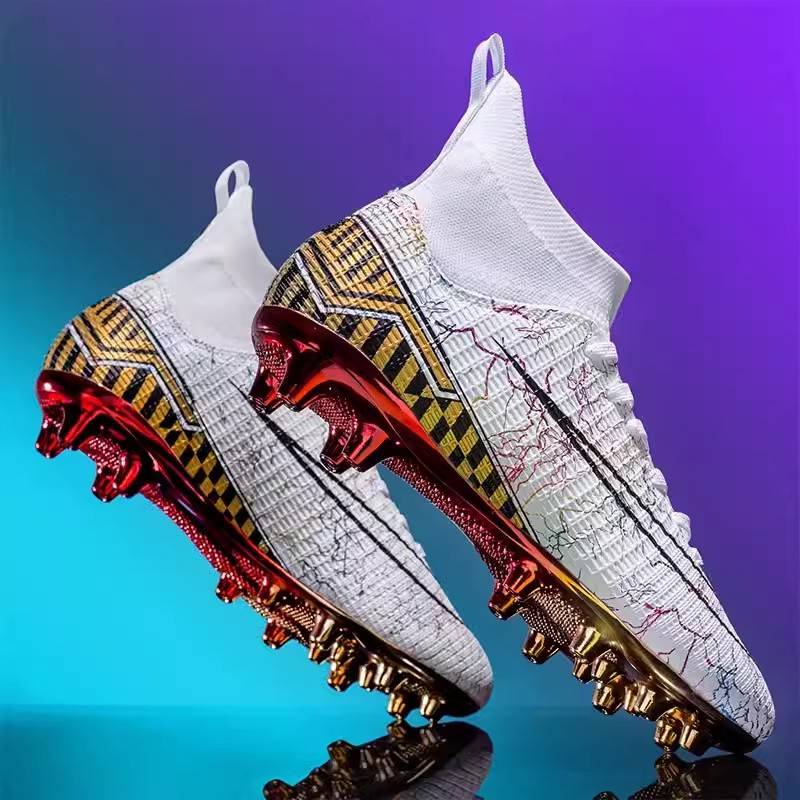 C Luo Assassin 15 Children's Professional Dipping Football Shoes Male Summer Primary School Boy TF Broken Sneakers Boys