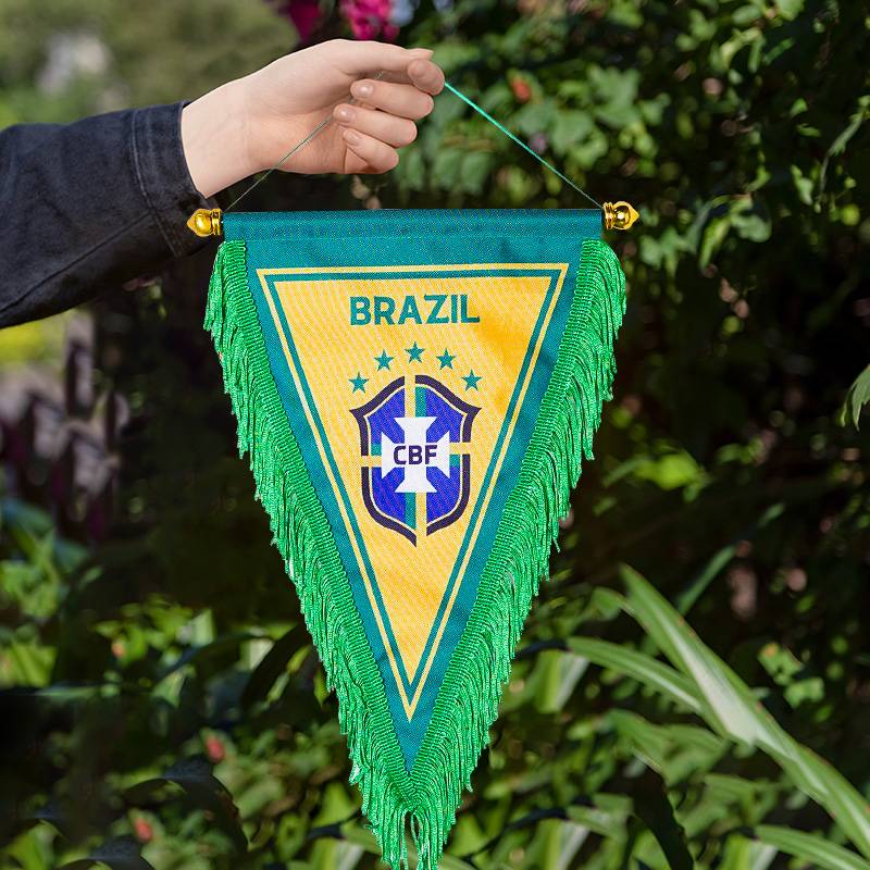 2024 European Cup Flag Decoration World Football Cup Triangle Bar Bar Body Lottery Shop Scenario Fans Supplies