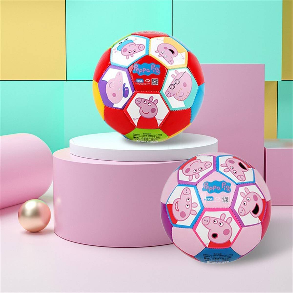 Pig Page children's football kindergarten dedicated to 1-3 years old shooting outdoor sports ball men and girls toys