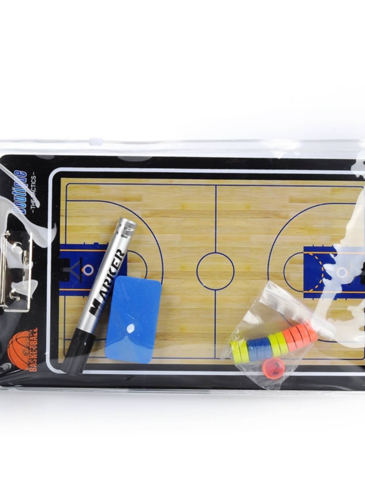 Basketball tactical board coach board basketball demonstration tactical drill tactical conductor color PVC magnetism