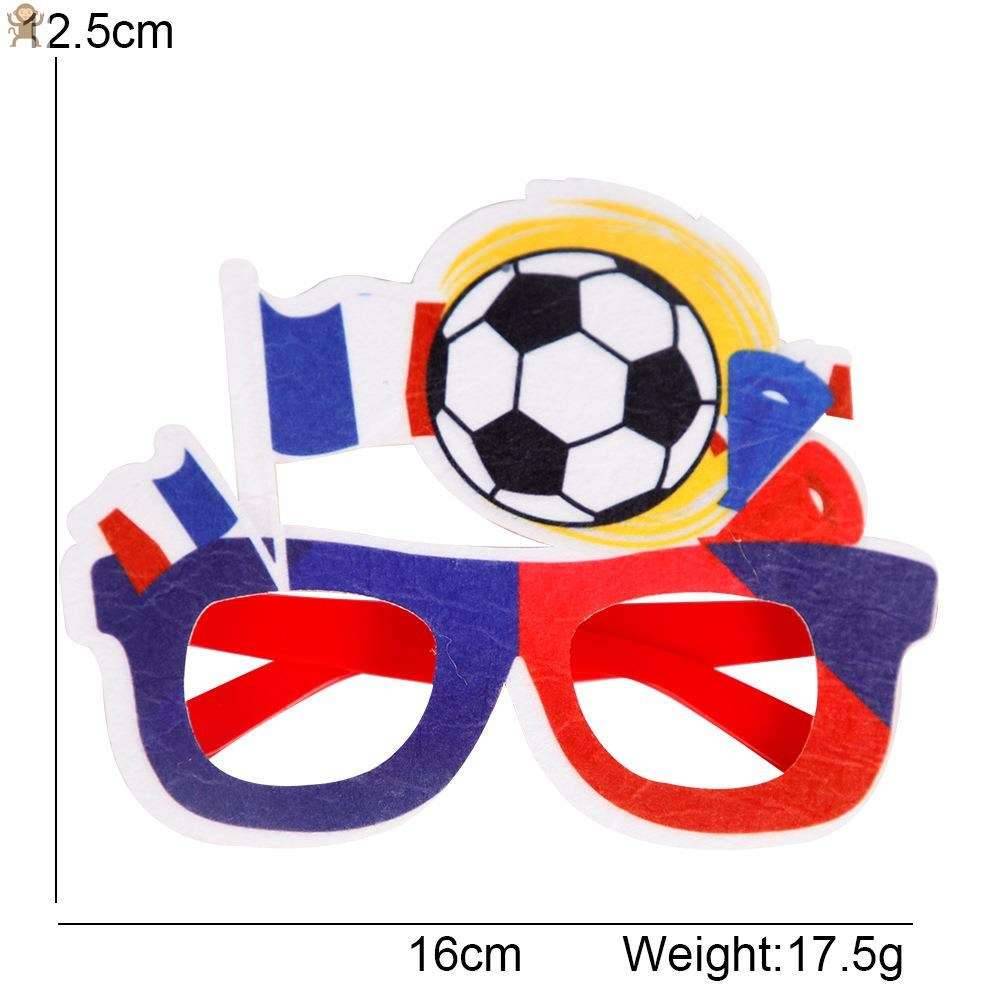 Football flag blue and red model